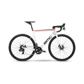 Шоссейный велосипед BMC Teammachine SLR01 Disc THREE SRAM Force AXS 28" 2020, Вариант УТ-00161210: Рама: 51 (Рост: 166-174 см), Цвет: бело-черно-красный , изображение  - НаВелосипеде.рф