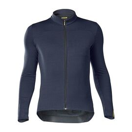 Велоджерси длинный рукав MAVIC Essential Merino, темно-синий 2020, LC1094900, Вариант УТ-00162228: Размер: L, изображение  - НаВелосипеде.рф