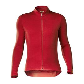 Велоджерси длинный рукав MAVIC Essential Merino, красный 2020, LC1095000, Вариант УТ-00162225: Размер: L, изображение  - НаВелосипеде.рф