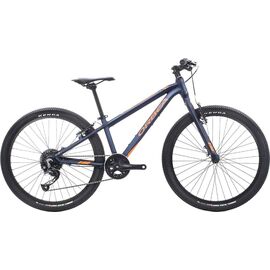 Подростковый велосипед Orbea MX Team Disc 24" 2019, Вариант УТ-00161227: Колеса: 24" (Рост: 125 - 150 см), Цвет: черно-оранжевый, изображение  - НаВелосипеде.рф