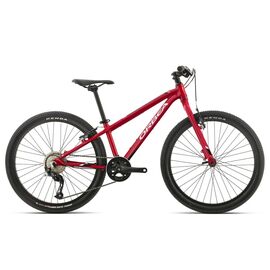 Подростковый велосипед Orbea MX Team 24" 2019, Вариант УТ-00161226: Колеса: 24" (Рост: 125 - 150 см), Цвет: красно-белый, изображение  - НаВелосипеде.рф