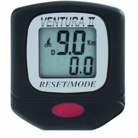 Велокомпьютер VENTURA II, 2 функции, проводной, черный, 244500, изображение  - НаВелосипеде.рф