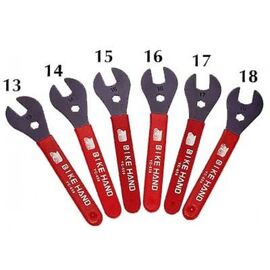 Набор конусных ключей для велосипеда BIKE HAND, размеры: 13/14/15/17/19/23 мм, YC-658-5, изображение  - НаВелосипеде.рф