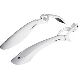 Крылья Simpla Hammer 2 SDE White speed strap, быстросъемные, для велосипедов 24”-28”, S15, изображение  - НаВелосипеде.рф