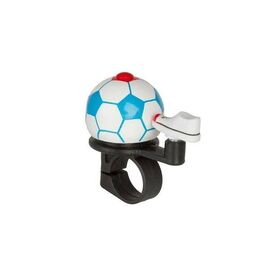 Звонок M-Wave Soccer Russia, с вертикальным курком, в виде футбольного мяча, 420209, изображение  - НаВелосипеде.рф