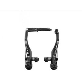 Тормоз V-brake SHIMANO  BR-T670 DEORE LX передний, черный, колодки M70CT4, ABRT670FX22SL, изображение  - НаВелосипеде.рф