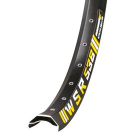 Обод велосипедный REMERX 26” WSR 538, 559x38, 32 спиц, двойной пистонированный, черный, RD26b32e-WSR, изображение  - НаВелосипеде.рф