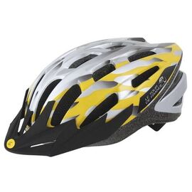 Велошлем VENTURA Tour de France, серый/желтый, 730979, Вариант УТ-00165201: Размер: 58-61 см, изображение  - НаВелосипеде.рф