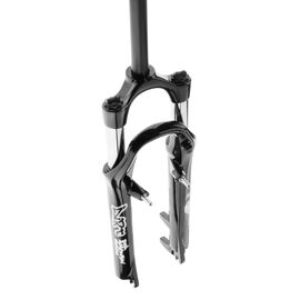 Вилка велосипедная RST Dirt Т, 26"х 28,6, пружинно-эластомерная, 130мм, V+D, черная, 1-0055, изображение  - НаВелосипеде.рф