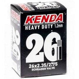 Велокамера KENDA 26''x2.35-2.75, Extreme, стенка 1.20 мм, a/v, 512685, изображение  - НаВелосипеде.рф