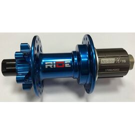 Велосипедная втулка RIDE Enduro, задняя, под кассету, 32h,  синий, RREAB3212X142BL, изображение  - НаВелосипеде.рф
