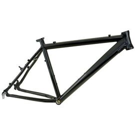 Рама велосипедная MESSING MTB 26”, Вариант УТ-00166287: Размер: 21,5” (Высота рамы: 55 см), Цвет: черная матовая, изображение  - НаВелосипеде.рф