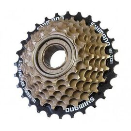 Трещотка велосипедная SHIMANO MF-TZ21, фривил, 14-28T, 7 скоростей, 586416, изображение  - НаВелосипеде.рф
