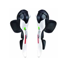 Шифтер/тормозная ручка MICROSHIFT WHITE SB-R402-W (правая+левая), 2x10ск, цвет белый, аналог ULTEGRA, изображение  - НаВелосипеде.рф