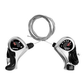 Грипшифт с тросами SHIMANO Tourney SL TX 50-6, комплект, 18 скоростей, ASLTX 50R6AT, изображение  - НаВелосипеде.рф