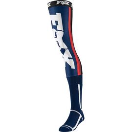 Велочулки Fox Linc Knee Brace Sock Navy/Red, 2020, 24022-248-L, Вариант УТ-00168512: Размер L, изображение  - НаВелосипеде.рф