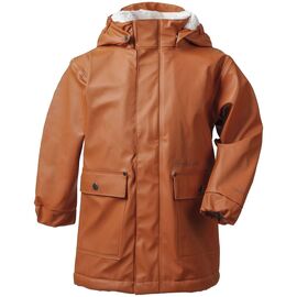 Куртка детская Didriksons EKHOLM KIDS GALON COAT, охра, 501896, Вариант УТ-00163701: Размер: 100, изображение  - НаВелосипеде.рф