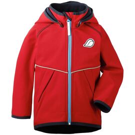 Куртка детская Didriksons ELMAN KIDS SOFTSHELL JACKET, карминно-красный, 502455, Вариант УТ-00163704: Размер: 90, изображение  - НаВелосипеде.рф