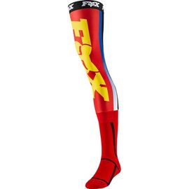 Велочулки Fox Linc Knee Brace Sock Red/Yellow, 2020, 24022-080-L, Вариант УТ-00168514: Размер L, изображение  - НаВелосипеде.рф