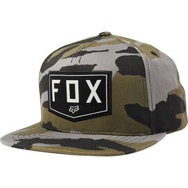 Бейсболка Fox Shield Snapback Hat Camo, 2020, 23677-027-OS, изображение  - НаВелосипеде.рф