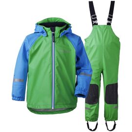 Костюм детский Didriksons STORMMAN KIDS SET, зелёный лайм, 500813, Вариант УТ-00163639: Размер: 80, изображение  - НаВелосипеде.рф