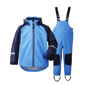 Костюм детский Didriksons STORMMAN KIDS SET, лазурный, 500813, Вариант УТ-00163640: Размер: 140, изображение  - НаВелосипеде.рф