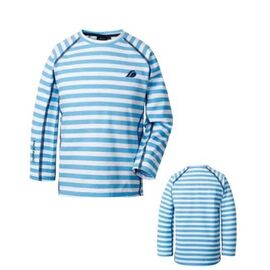 Рубашка детская DIDRIKSONS KNOPPEN KIDS TOP, голубая полоска, 502468, Вариант УТ-00163828: Размер: 100, изображение  - НаВелосипеде.рф