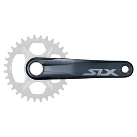 Шатун SHIMANO SLX M7100-1, 170мм, для 12скоростей, без звезды, без каретки, CL 52мм, с TL-FC41, IFCM71001CXX, изображение  - НаВелосипеде.рф