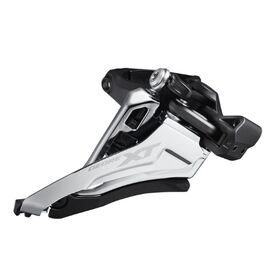 Переключатель передний SHIMANO DEORE XT M8100-M, side-swing, 2X12, верхняя тяга, CL:48,8/51,8 мм, IFDM8100MX6, изображение  - НаВелосипеде.рф