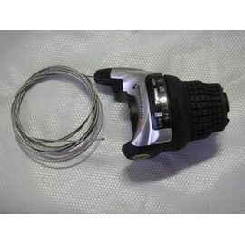 Грипшифт велосипедный SHIMANO SL-RS41-7R, на 7 скоростей, правый, чёрный, ZSM14835, изображение  - НаВелосипеде.рф