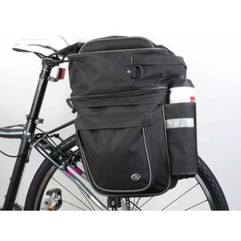 Сумка-штаны велосипедная AUTHOR CarryMore,  для багажник, 3 в 1, объем 40 л,  черная, 8-15000010, изображение  - НаВелосипеде.рф