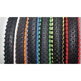 Покрышка Vinca sport PQ-725, 26*1.95, черная, PQ-725 26*1.95 red lines, изображение  - НаВелосипеде.рф
