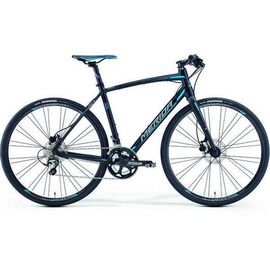 Шоссейный велосипед Merida Speeder 300 2017, Вариант УТ-00037593: Рама: 50 (Рост: 155 - 165 cm), Цвет: Сине-голубой, изображение  - НаВелосипеде.рф
