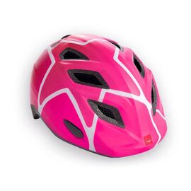 Велошлем детский MET Genio Pink Stars, розовый , Вариант УТ-00043151: Размер: 52-57 см, изображение  - НаВелосипеде.рф