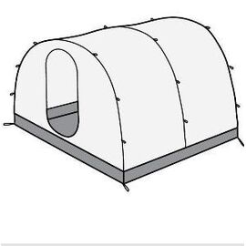 Жилой модуль для палатки RED FOX Team Fox 2, 4600/светлый бежевый, изображение  - НаВелосипеде.рф