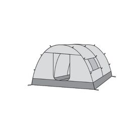Жилой модуль для палатки RED FOX Team Fox 2, 7000/светлый серый, изображение  - НаВелосипеде.рф