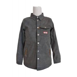 Куртка подростковая Didriksons KENDRIA GS VINTAGE JKT, винтаж деним, 500615, Вариант УТ-00164528: Размер: 140, изображение  - НаВелосипеде.рф