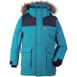 Куртка подростковая Didriksons SANDE BS PARKA, синий лёд, 501958, Вариант УТ-00164612: Размер: 150, изображение  - НаВелосипеде.рф