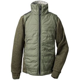 Куртка подростковая Didriksons AKITA GS JKT, серо-зелёный, 502057, Вариант УТ-00164436: Размер: 140, изображение  - НаВелосипеде.рф