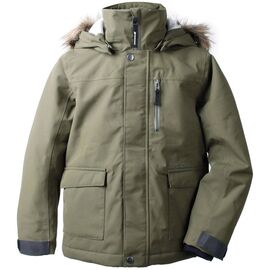 Куртка подростковая Didriksons AMUNDSEN BS PARKA, серо-зелёный, 502058, Вариант УТ-00164439: Размер: 140, изображение  - НаВелосипеде.рф