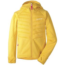 Куртка подростковая Didriksons TOVIK GS HYBRID HOODIE, желтый, 502375, Вариант УТ-00164642: Размер: 140, изображение  - НаВелосипеде.рф