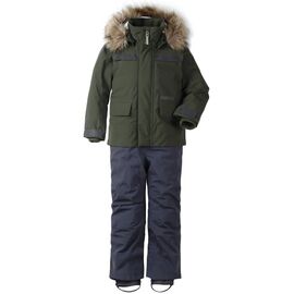 Комбинезон детский Didriksons MANETEN KIDS COVERALL, элегантный зелёный, 502589, Вариант УТ-00170096: Размер: 100, изображение  - НаВелосипеде.рф