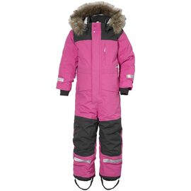 Комбинезон детский Didriksons POLARBJORNEN KIDS COVERALL, неоновый розовый, 503120, Вариант УТ-00170121: Размер: 100 , изображение  - НаВелосипеде.рф
