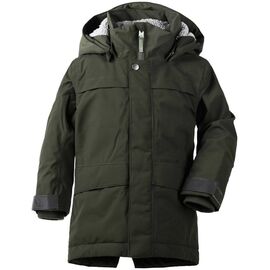 Куртка детская Didriksons BJORLING KIDS PARKA, элегантный зелёный, 502729 , Вариант УТ-00170237: Размер: 100 , изображение  - НаВелосипеде.рф