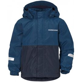 Куртка детская Didriksons BRI KIDS JKT, синий ураган, 502630, Вариант УТ-00170255: Размер: 100, изображение  - НаВелосипеде.рф