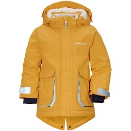 Куртка детская Didriksons INDRE KIDS PARKA, пшеничный желтый, 502680, Вариант УТ-00170343: Размер: 100 , изображение  - НаВелосипеде.рф