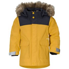 Куртка детская Didriksons KURE KIDS PARKA, пшеничный желтый, 502679, Вариант УТ-00170370: Размер: 100 , изображение  - НаВелосипеде.рф