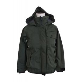 Куртка подростковая Didriksons NINA GS JKT, зеленое поле, 500926, Вариант УТ-00164551: Размер: 140, изображение  - НаВелосипеде.рф
