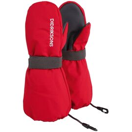 Рукавицы детские Didriksons BIGGLES KIDS MITTENS, карминно-красный, 502868 , Вариант УТ-00169676: Размер: 0/2, изображение  - НаВелосипеде.рф