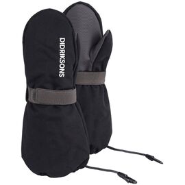 Рукавицы детские Didriksons BIGGLES KIDS MITTENS, черный, 502868, Вариант УТ-00169671: Размер: 0/2, изображение  - НаВелосипеде.рф